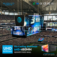 Écran LED HD 4K Ultra P1.2 P1.5 P1.86 P2 P2.5 compatible Cloud CMS, écran couleur fixe pour arènes sportives