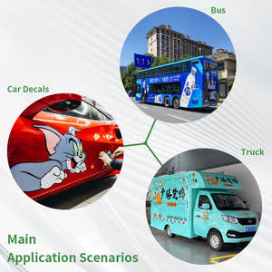 <span class=keywords><strong>Vinilo</strong></span> brillante autoadhesivo de gran venta para impresión Digital autobús/pegatina para carrocería de coche envoltura de vehículo rollo de medios de impresión Digital - Product Image 6