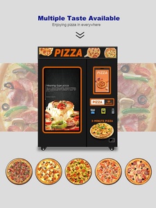 Distributeur automatique de pizza en acier entièrement automatique pour la restauration rapide en libre-service en extérieur, offrant une variété d'options de saveurs - Product Image 5