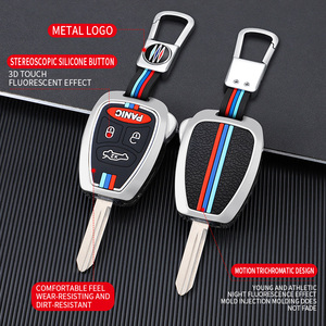 Funda Protectora para Llaves de Coche de Aleación de Zinc y Gel de Sílice para Chrysler 300C <span class=keywords><strong>YPSILON</strong></span> DODGE HORNET JEEP, Llavero, Bolsa para Llaves - Product Image 2