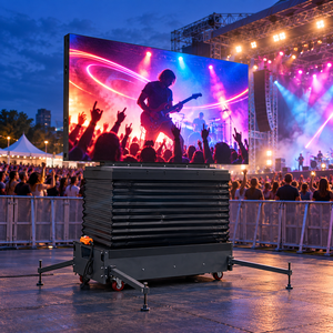 Écran LED mobile P3 extérieur sur roues, écran de fond de scène réutilisable pour spectacles en direct, événements et locations. - Product Image 2