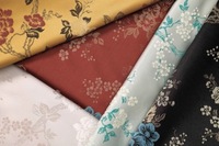 Tissu jacquard satiné 100 % polyester 2026, écologique, nouveau, 150D, pour vêtements de garçons et de filles, bagages, motif teint en fil