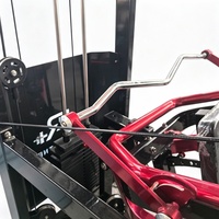 Machine à dips assis pour triceps et biceps avec barre de câble, siège réglable, entraînement de la poitrine et des muscles supérieurs pour la maison et la salle de sport