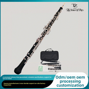 Oboe professionnel en bois plaqué argent avec <span class=keywords><strong>double</strong></span> anneau en ABS, fourni directement par le fabricant transfrontalier - Product Image 5