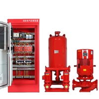 Armoire de commande de pompe incendie IP55, armoire de distribution d'alimentation double d'urgence, boîtier de contrôle d'inspection à conversion de fréquence