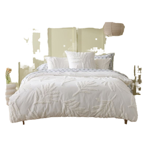 ชุดเครื่องนอนผ้านวม3ชิ้นสุดหรูทันสมัยปลอกผ้านวมคลุมด้วยด้าย300TC ผ้าฝ้าย100% - Product Image 4