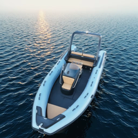 Danemark Rib 680 Prix Yacht De Luxe Gonflable Rib680 Coque En Fiber De Verre Pêche Récréative Rib 680 Bateau à Vendre