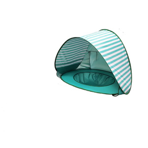 Carpa de Playa Automática para Bebés, Diseño de Tiburón y Sandía, Toldo Protector Solar Plegable para Playa - Product Image 4