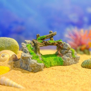 Groothandel Tropische Vissentank Garnalen Fokkerij Landschapsarchitectuur Op Maat Gemaakte <span class=keywords><strong>Aquarium</strong></span> Hars Handwerk - Product Image 3