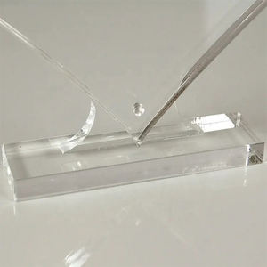 Магнитная прозрачная акриловая рамка в форме сердца с подставкой, персонализированная акриловая фоторамка, фотоблок в форме сердца с основанием - Product Image 6