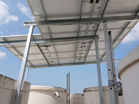 Soporte de Montaje en Suelo para Paneles Solares Fotovoltaicos Ajustable para Todas las Estaciones, Galvanizado en Caliente, Resistente a Vientos de 56M/S