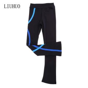 LIUHUO Pattinaggio di Figura Pantaloni Allenamento di Ginnastica Pattinaggio pantaloni di larghezza vita Collant Pantaloni di Yoga Pantaloni Delle Ghette di Alta qualità - Product Image 3