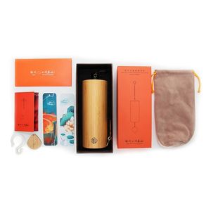 Carillon à vent de style chinois haut de gamme, cloche rétro en bambou à tenir à la main pour la méditation, la guérison et le yoga - Product Image 1