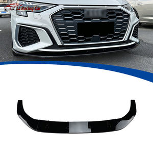 Accessori auto in fibra di carbonio Look ABS paraurti anteriore Splitter diffusore corpo Kit Spoiler per <span class=keywords><strong>Audi</strong></span> <span class=keywords><strong>A3</strong></span> <span class=keywords><strong>8Y</strong></span> S3 2021 + - Product Image 1
