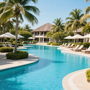 Grand jardin, patio, arrière-cour, <span class=keywords><strong>parasol</strong></span> de marché extérieur imperméable au soleil 360 pour restaurant, café, affaires, parasols de grande taille - Product Image 3