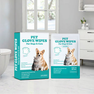 Salviette Umidificate per Animali Domestici Confezionate Singolarmente 6 Pezzi Senza Risciacquo per Cani e Gatti - Product Image 1