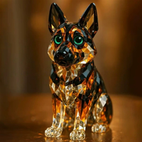 Nouveau Style de dessin animé résine animaux Sculptures modèle artistique intérieur extérieur décor pour chambre et salon cadeaux