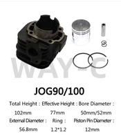 엔진 부품 오토바이 50cc 70cc 90cc 100cc 엔진 블록 실린더 키트 YAMAH A JOG