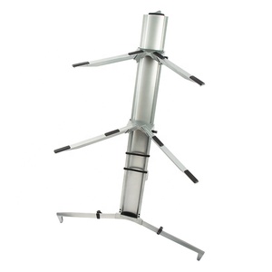 Soporte Universal <span class=keywords><strong>para</strong></span> <span class=keywords><strong>Teclado</strong></span> de Aleación de Aluminio, Soporte Doble <span class=keywords><strong>para</strong></span> <span class=keywords><strong>Teclado</strong></span> con Bolsa de Transporte - Product Image 4