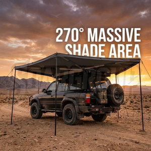 Tente auvent 270 degrés avec pièce latérale, structure en aluminium, installation rapide, auvent de camping pour SUV 4x4 Overlanding RTT <span class=keywords><strong>Annexe</strong></span> - Product Image 3