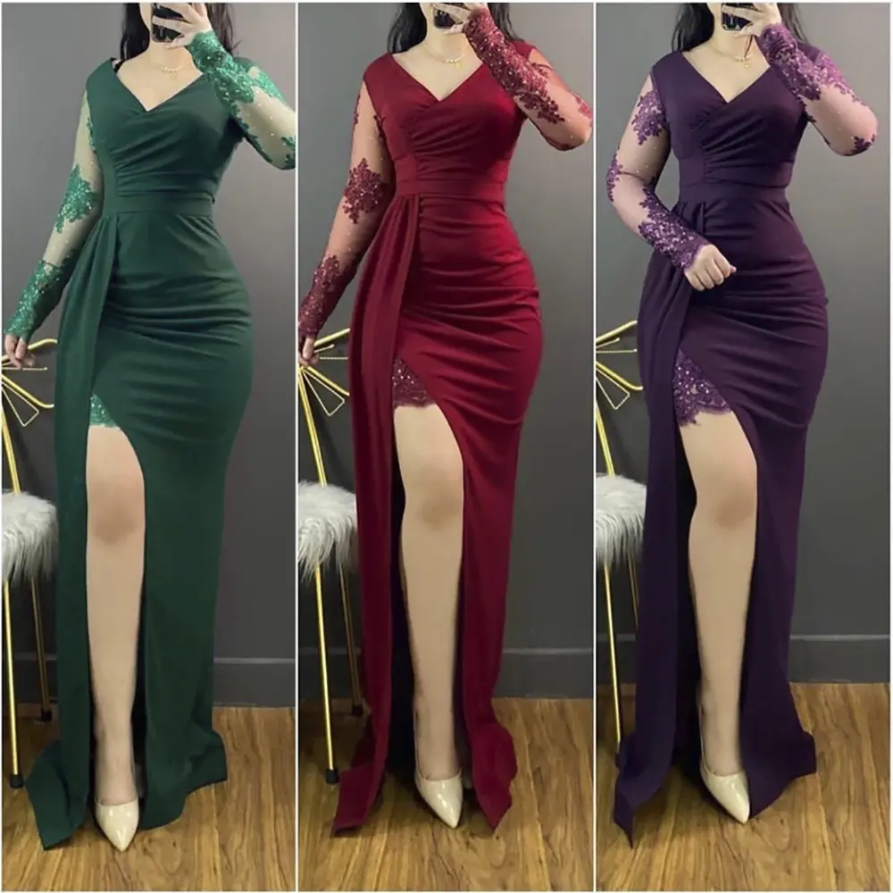 Lace Style High Quality Women Party Dresses In Turkey Istanbul Mermaid Evening Dress