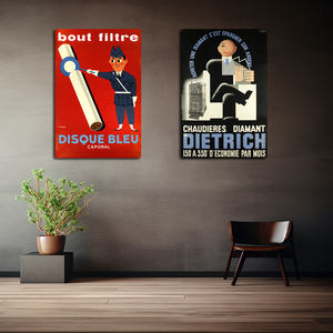 ป้ายโลหะแฟชั่นขายส่งล่าสุด สไตล์ปารีสสุดหรู สำหรับตกแต่งผนังคลับ สำนักงาน งานศิลปะติดผนัง ตลกๆ สไตล์ฝรั่งเศส ป้ายดีบุกย้อนยุค โปสเตอร์ติดผนังโลหะ - Product Image 2