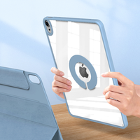Housse folio magnétique double couche avec plusieurs angles et support de chargement du crayon pour l'étui iPad Air 5e génération