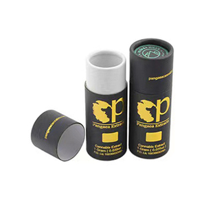 Scatola Rotonda in Carta Riciclata Nera e Rosa con Rilievo, Confezione Cosmetica di Lusso Pieghevole NO.22.3 - Product Image 4