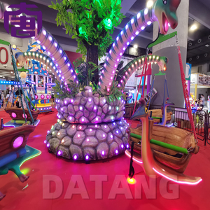 Luces LED multicolores, luces de punto cambiables adecuadas para atracciones interiores al aire libre, silla voladora de dinosaurio con luces - Product Image 4