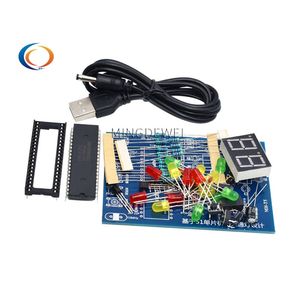 Controlador de semáforo Kit electrónico de bricolaje <span class=keywords><strong>Concurso</strong></span> de entrenamiento de habilidades electromecánicas STC89C52 Chip Microordenador <span class=keywords><strong>laboratorio</strong></span> de estudiantes - Product Image 2