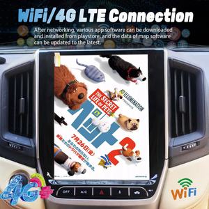 Radio Estéreo para Auto con Pantalla Tesla de 12.1 Pulgadas para Toyota Land Cruiser 200 2017 2018 2019, Reproductor Multimedia Android 13, GPS, Carplay - Product Image 2