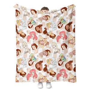 3000 Designs High Quality Princess Blanket Customized Printing Kids Girls Baby <b>Plush</b> Throws Blankets Children's Gifts - Product Image 5