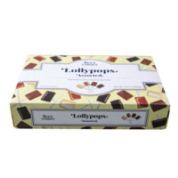 Caja de Embalaje de Alimentos Corrugada Personalizada y Colorida con Tapa, Caja de Dulces y Bocadillos con Laminado Mate para Embalaje y Uso Minorista
