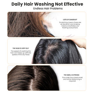 Shampooing à l'arbre à thé aux herbes MULAN pour cheveux hydratés lustrés cuir chevelu confortable élimination prolongée des pellicules pour le bain laver les cheveux - Product Image 3