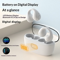 Audífonos Inalámbricos VX01 Semi-in-ear, Resistentes al Agua IPX-4, Pantalla Táctil, Llamadas, Pantalla LED Digital, Bluetooth con Reducción de Ruido