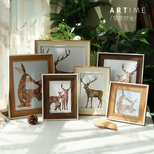 Fashion Design Simple Style Table Photo <b>Frame</b> Black Wooden Resin Picture Decorative <b>Frame</b> - Product Image 3