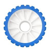 Rouleau de remorque de bateau en PE 110*75*20mm, capacité de charge 500kg, accessoires durables pour remorque de bateau