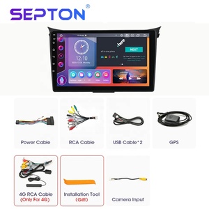 Reproductor estéreo de Radio para coche Android a <span class=keywords><strong>precio</strong></span> de fábrica para Hyundai i30 II 2 GD 2011 - 2017 Audio navegación con pantalla GPS REPRODUCTOR DE DVD 2Din - Product Image 5