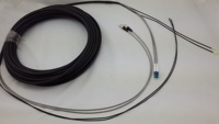 DLC - Câble de raccordement optique FTTH 2 fibres, monomode multimode GYFJH, câble de branche blindé FTTA