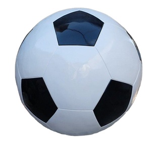 Escultura de Fútbol de Acero Inoxidable para Adornos de Jardín, Escultura de Fútbol de Metal Duradero - Product Image 1