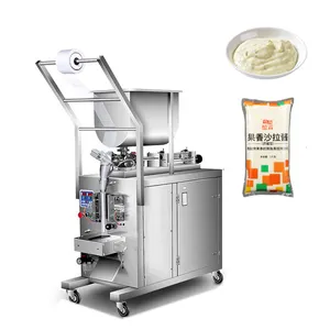 Vffs Verpakkingsmachine Saus Tamarindepasta Sachet Verpakkingsmachine Driehoekige Zak Vloeistoffen Verpakkingsmachine