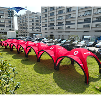 TPU imperméable annoncent l'auvent gonflable de forme de X 10ft annonçant le chapiteau gonflable de tentes de dôme de la publicité pour l'exposition extérieure d'événements