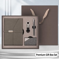 Carnet en cuir PU A5, lot de 4, journal ligné, logo personnalisé, cadeau promotionnel pour entreprise et bureau