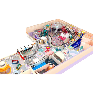 สนามเด็กเล่นในร่ม GarfieId Cat Park ขนาด 500 ตร.ม. 5400 ตร.ฟุต พร้อมสไลเดอร์ Devil Slide สไลเดอร์แบบวน บ่อบอล บ่อโฟม แทรมโพลีน โรงเรียนสอนเล่น โครงสร้างเหล็ก - Product Image 6