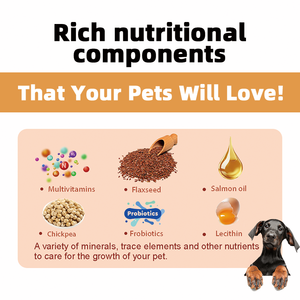 Compresse Masticabili <span class=keywords><strong>per</strong></span> <span class=keywords><strong>Cani</strong></span> Contro Pulci e Zecche, Supporto Immunitario Naturale, Salute <span class=keywords><strong>di</strong></span> Pelle e Pelo, <span class=keywords><strong>Per</strong></span> Tutte le Razze e Età, Gusto Pollo, ODM e OEM - Product Image 5