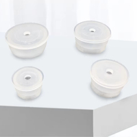 Bouchon intérieur réducteur d'orifice en plastique pour flacon cosmétique anti-fuite avec trou