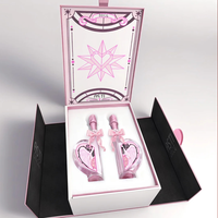 [En Stock] fête des mères sens rituel Double porte coffret cadeau ensemble fenêtre sacs Portable carré cadeau anniversaire rose boîte d'emballage