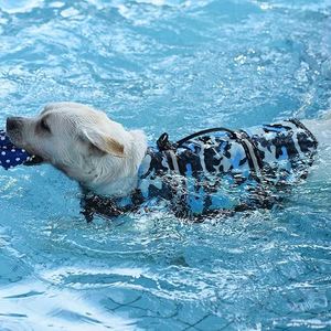 Gilet de sauvetage pour chien pour la natation et la navigation, gilet de sauvetage ajustable pour chiot avec bande réfléchissante, flottabilité supérieure, gilet de natation pour chien - Product Image 5