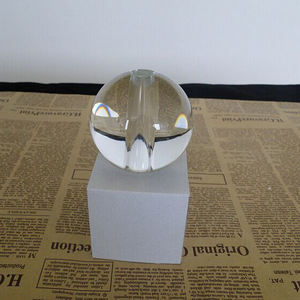 Esfera de bola de cristal transparente, MH-Q0176 con agujero - Product Image 4