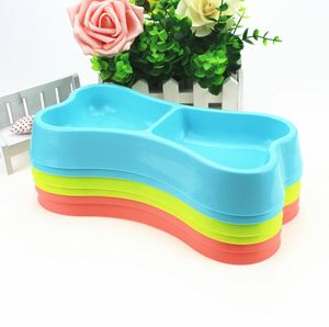 ชามอาหารสัตว์เลี้ยงรูปกระดูกสำหรับแมวและสุนัข ชามคู่ - Product Image 3